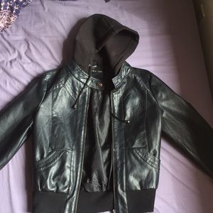 Women's large genuine leather jacket :)